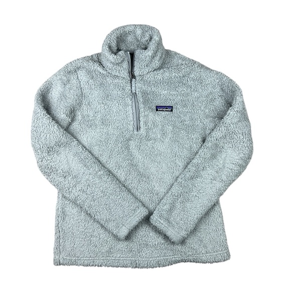Patagonia Los Gatos 1/4 Zip Women’s Medium Pullover Fleece Jacket Drifter Gray - Picture 2 of 13